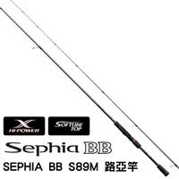 在飛比找PChome24h購物優惠-【SHIMANO】SEPHIA BB S89M 海水路亞竿