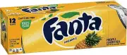 Fanta Pineapple Soda Can 12 Fl/355 mL cans (pack of 12) USA Drink