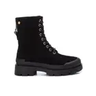 XTI Booties Women's Combat Boots Army Boots Shoes Winter Vegan Shoes