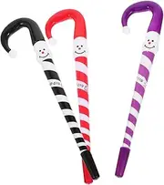 LALAFINA 3pcs Christmas Tree Style Clay Pen Ballpoint Pens School Supplies for Kids Random Color