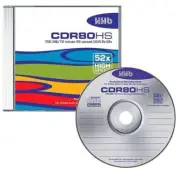 10x HHB Pro CDR80HS 80 Min 700MB Pro Audio CDR Disc High Speed Silver Print CD-