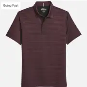 Awearness Kenneth Cole Slim Fit Tonal Stripe Collar