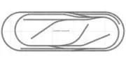 Bachmann E-Z Track Train Layout #044 Train Set HO Scale 5' X 12' Wire Switches