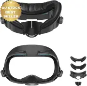 AMVR Facial Interface for Meta Oculus Quest 3 with 2 Face Pads Adjustable Knob