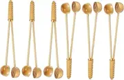 Healvian 1set Wooden Back Comfortable Massage Hammers for Neck and Shoulder Relief Promotes Circulation Design for Ages