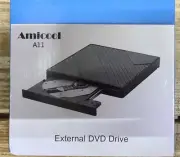 Amicool A11-SU3 Slim External DVD Drive USB 3.0 CD/DVD+/-RW