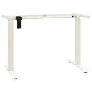 Electric Motorised Standing Desk Frame Height Adjustable White vidaXL