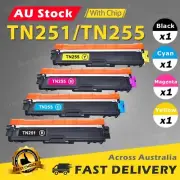 4 Pk TN251 BK TN255 Color Toner For Brother MFC9140CDN, MFC-9330CDW, MFC-9340CDW