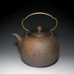 鄧丁壽功夫茶具 湯提點 陶壺 燒水壺 銅把 煮茶水壺 煮普洱茶壺 煮水壺 煮茶茶壺 大小茶壺 可明火 煮水器