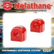Nolathane Rear Sway bar mount bush 20mm for Volkswagen Eos MK1 1F Tiguan MK1 5N