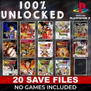 DRAGON BALL Z | PS2 MEMORY CARD SAVES | DBZ Budokai 123 Tenkaichi Super Cheats!