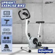 Genki Upright Exercise Bike Gym Home Spin Bicycle Fitness Equipment Cardio Cycle