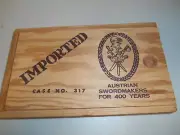 Antique - Austrian Swordmakers Case 317 New 6 piece steak knife set