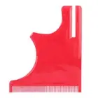 Beard Shaping Tool Kit Beard Styling Cutting Hairline Grooming Red Plastic B WPD