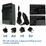 2XBattery + Charger for NP-120 NP-120B Ordro HDR-AC5 HDR-AC1 HDR-AC3 HDR-AZ50