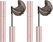 Comparison K Mascara, Comparisonk Mascara, Tubing Mascaras, 2025 Black & Brown Duo for Lash Makeup, Waterproof & Sweatproof Long Lasting Non-smudged(Brown*2)
