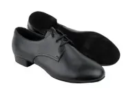 Mens Latin Salsa Very Fine Ballroom Dance Shoe 916103 Black Leather