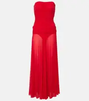 [Magda Butrym] Magda Butrym Ruched cocktail dress AU 14 red