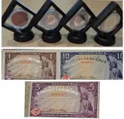 Norfed Collection Lot 1, 1/2, 1/4 oz Silver, 1 oz Copper, $1,5,10 Certificate