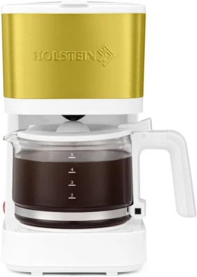 5-Cup Coffee Maker - Pause N Serve, One-Touch Operation, Non-Stick Warming Plate