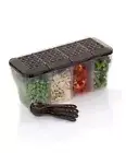 New Storage Containers for Kitchen Airtight : 4 in 1 Masala Storage Box