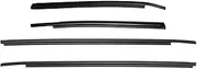 4Pcs/Set Car Window Weather Strip Window Glass Waterproof Pressure Strip Sealing Strip Compatible for Toyota Tundra 2007-2020 (2 Doors)