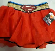 DC Comics Super Girl Man Marvel Hero Skirt Tutu Halloween Costume Child M 8-10