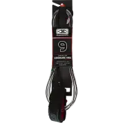 Ocean and Earth Moulded Longboard Regular Knee Surfboard Leash - 9' Black