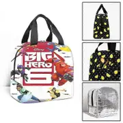 c449 Big Hero 6 Baymax Children Lunch Bags Kids School Insulated Lunch Bag Portable Cooler Tote Food tbd449