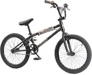 KHEbikes BMX Bicycle Black Jack, 20 Inches, Black Aluminium, Patented Affix 360° Rotor, for Children and Teenagers, Super Light Weight - Only 10.2 kg