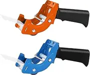 New Improved Design, Packaging Tape Dispenser with Quick Load Feature. Commercial Grade Tape Gun for Tapes Up to 3 Inch Wide. Industrial Durability. Perfect for Sealing Ship, Move, Storage Boxes. (2)