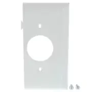 Outlet Wall Plate End Panel PJSE7-7 Pass & Seymour White 1 Gang Sectional