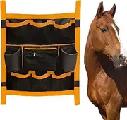 MAIDONG Horse Trailer Grooming Bag | Stable Door Tool Bags,Portable Toolbag, Work Tool Bag Large Capacity, Horse Brush Storage Organizer, Tool Organizer Bag