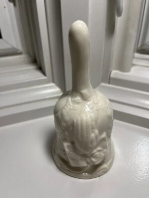 Vintage ivory ceramic Decorative Bell Praying Hands