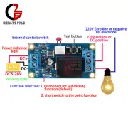 DC5-28V 1-channel Single-button One-touch Start/Stop Self-locking Relay Module