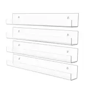 Acrylic Floating Acrylic Invisible Floating Bookshelf for Room,Floating Wall ...