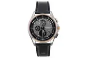 Citizen Attesa Radio-Controlled Leather Strap Grey Dial Eco-Drive BY1004-17X 100M Men's Watch
