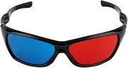 RedBlue Eyeglass Adult Black Frame Red Blue 3D Glasses for Dimensional Anaglyph Movie Accessories Game Black Televisions and Video