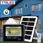Solar LED Motion Sensor Security Flood Light Wall Lamp Garage Garden Yard 170COB