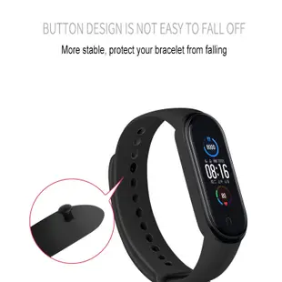 小米手環6矽膠錶帶 Mi Band 5 純色矽膠錶帶 替換帶 xiaomi Mi Band 6 NFC版 運動錶帶