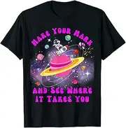 [X.Style] Make Your Mark and See Kids Dot Day International dot Day ds1143 T-Shirt (3XL) Black
