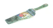 Blue Rose Polish Pottery Teresa Cake Server