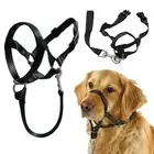 Non Pull Anti barking Dog Muzzle Dog Halter Leader Harness Dog Head Collar