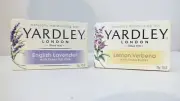 2 Bars Yardley London Soap English Lav & Lemon Ver Moisturizing Bath Bar 4.25 oz