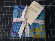 Kaffe Fassett Collective Peacock Charm Pack of 42--5 inch Squares Blue & Purples