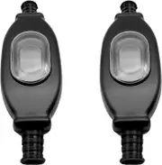 Lertenys Power cord switch, 2pcs 250V waterproof cord switch, IP65 dustproof and waterproof cord switch, suitable for lighting fixture transformers