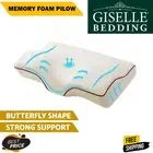 Giselle Memory Foam Pillow Neck Pillow Contour Rebound Pain Relief Support Beige