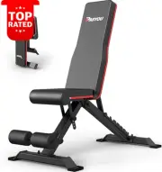 Adjustable Weight Bench Foldable Incline Decline for Full Body Workout