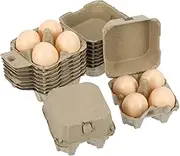 Fridge Egg Holder Pulp s 4 Count Blank Cardboard Quail Egg Holder, Paper Chicken Eggs Tray Family Egg Containers Organizer, 10pcs Egg Storage Carton