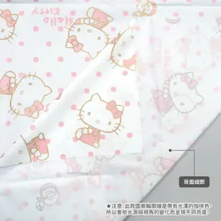 小禮堂 Hello Kitty 防水防油桌布 132x178cm (粉點點款)